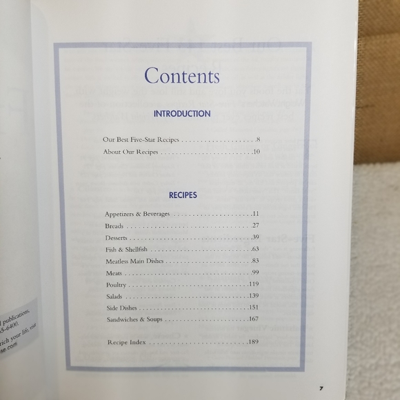 Weight Watchers 5 Star Recipe's Book Copyright 2005 - Picture 5 of 6